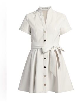 ALICE + OLIVIA
Lucy Faux Leather Mini Dress
